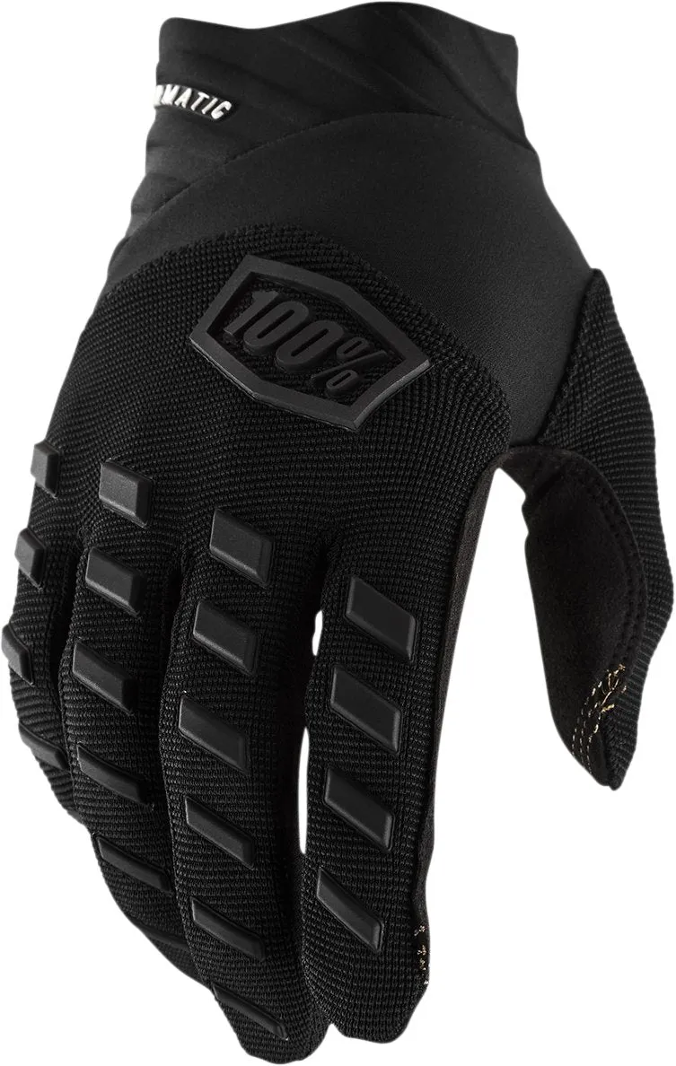 100% Airmatic Gloves - Black/Charcoal
