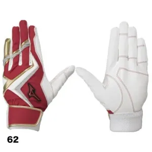 1EJEA240 L Size Mizuno Willdrive Red Baseball Batting Gloves 1EJEA240 Japan New