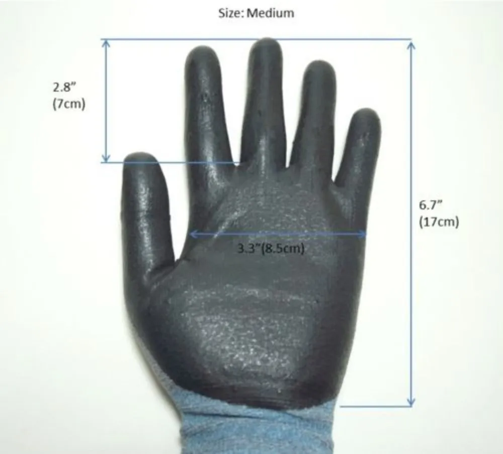3M Nitrile Work Gloves for Woman - Pink, 5 Pairs Screen Touch, Foam Coated, Machine Washable, Lightweight