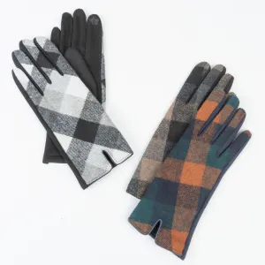 6 Piece Jax Plaid Glove Assortment