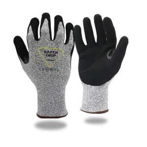 A3 Cut Resistant  Mechanic Gloves - Nitrile Coated Gloves with Touchscreen - Safer Grip by OPNBAR™ (2&12 Pack)