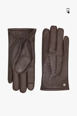 Adax glove Adam Dark brown