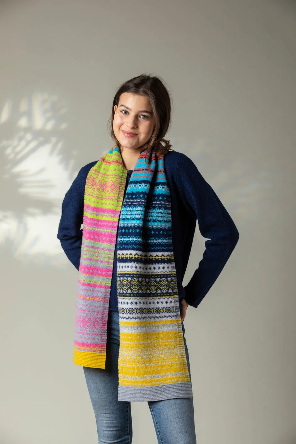 Alloa Fair Isle Scarf - Festival
