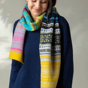 Alloa Fair Isle Scarf - Festival