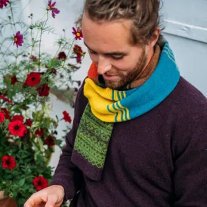 Alloa Striped Scarf - October