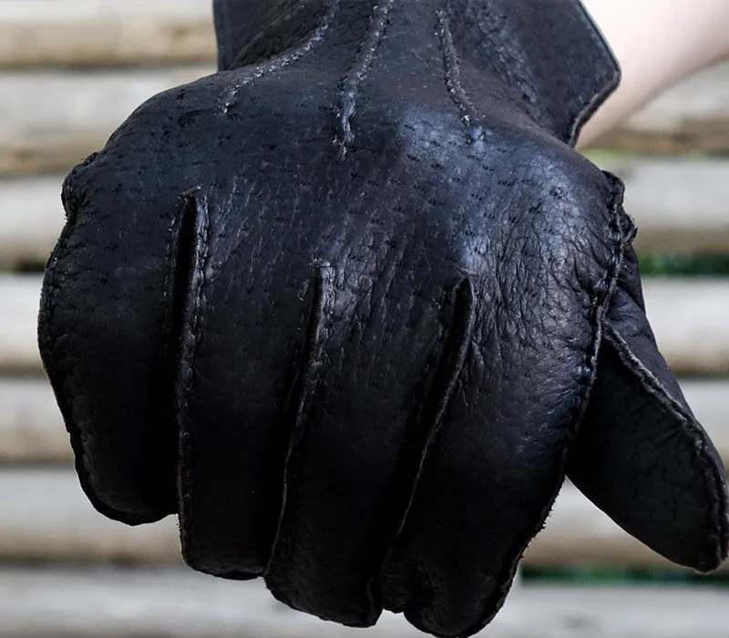 Alpamayo - Peccary leather gloves - men