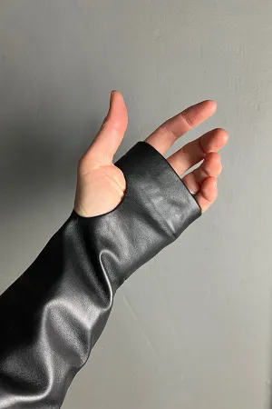 Annette Gortz Fingerless Fix Leather Gloves