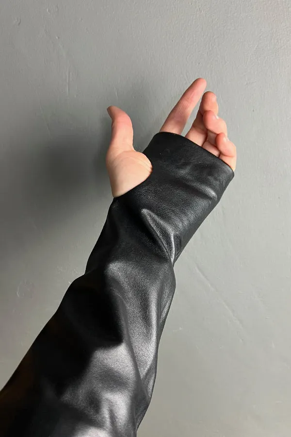 Annette Gortz Fingerless Fix Leather Gloves