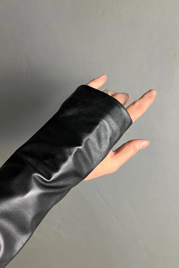 Annette Gortz Fingerless Fix Leather Gloves