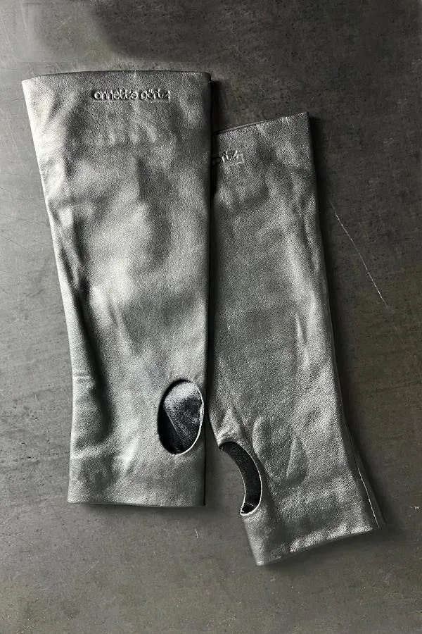 Annette Gortz Fingerless Fix Leather Gloves