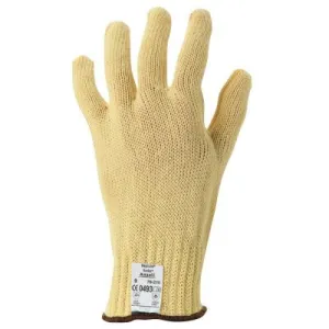 Ansell Neptune Kevlar Gloves, Size 8, Yellow, 103770