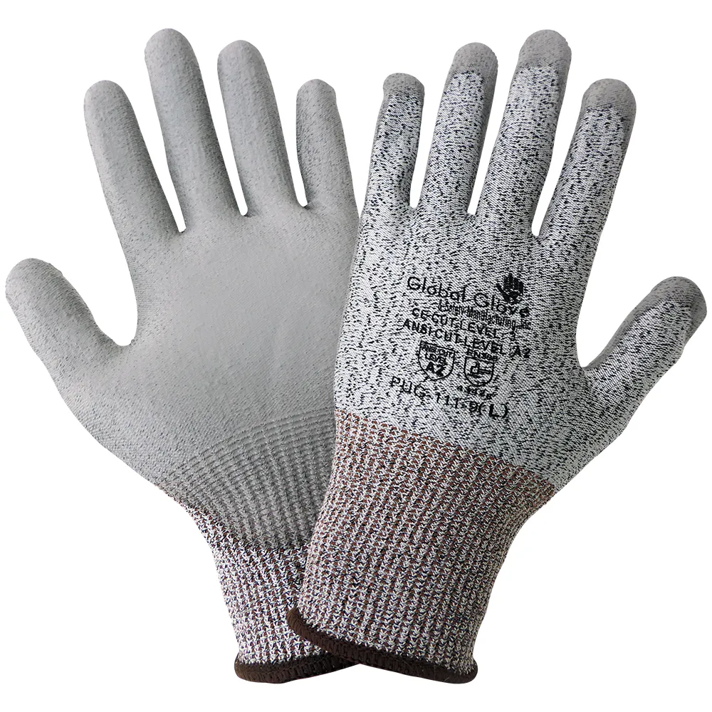 ANSI A2 Cut Resistant Polyurethane Coated Gloves, PUG-111