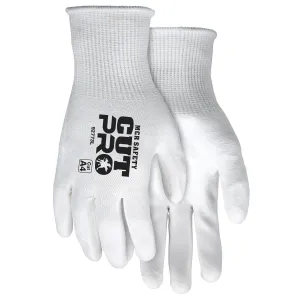 ANSI A4 Cut Pro / Cut Resistant Gloves, 15 Gauge Hypermax Shell, Cut, Abrasion and Puncture Resistant Work Gloves with Polyurethane (PU) Coated Palm and Fingertips, 92773