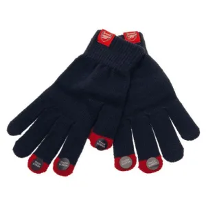 Arsenal FC Adults Unisex Knitted Touch Screen Gloves