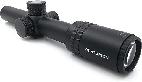 AYIN Sights Centurion 1-6x24 Tactical/Hunting Scope with Tactical Turrets, Throw Lever & Flip Caps