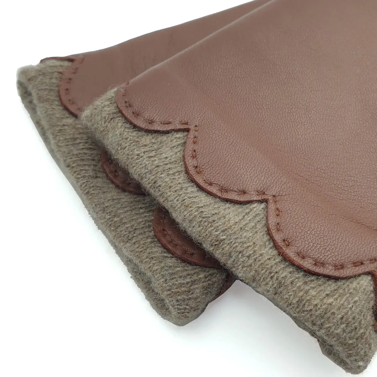 Beatrice - Women's Touch Screen Leather Gloves