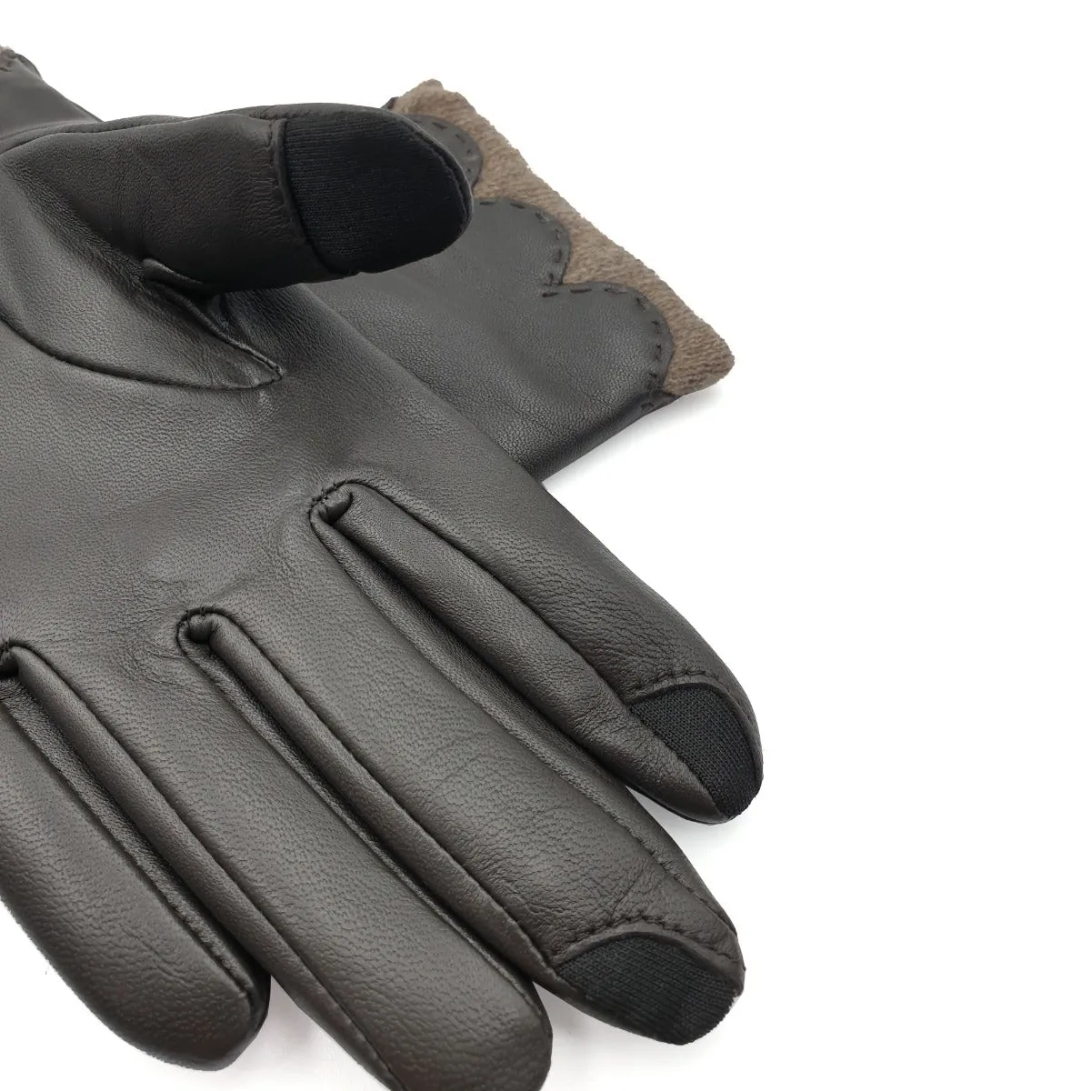 Beatrice - Women's Touch Screen Leather Gloves
