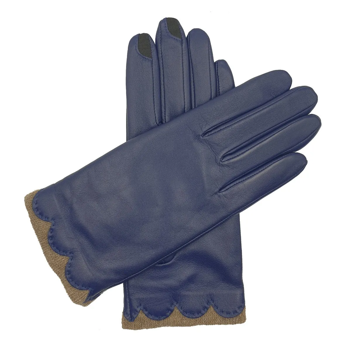 Beatrice - Women's Touch Screen Leather Gloves