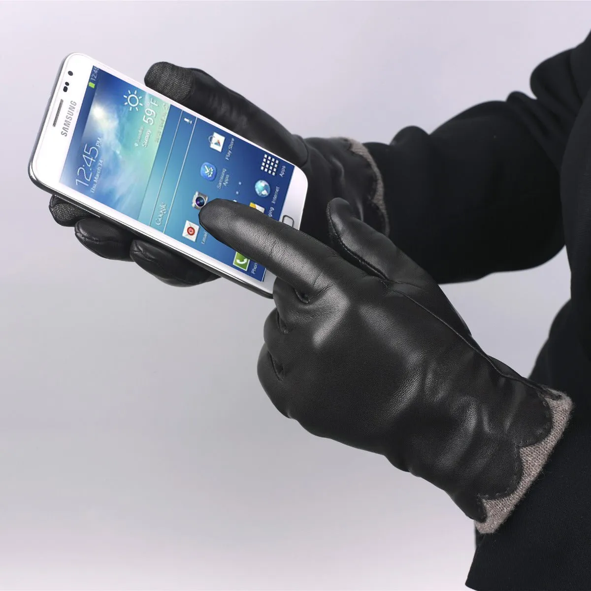 Beatrice - Women's Touch Screen Leather Gloves