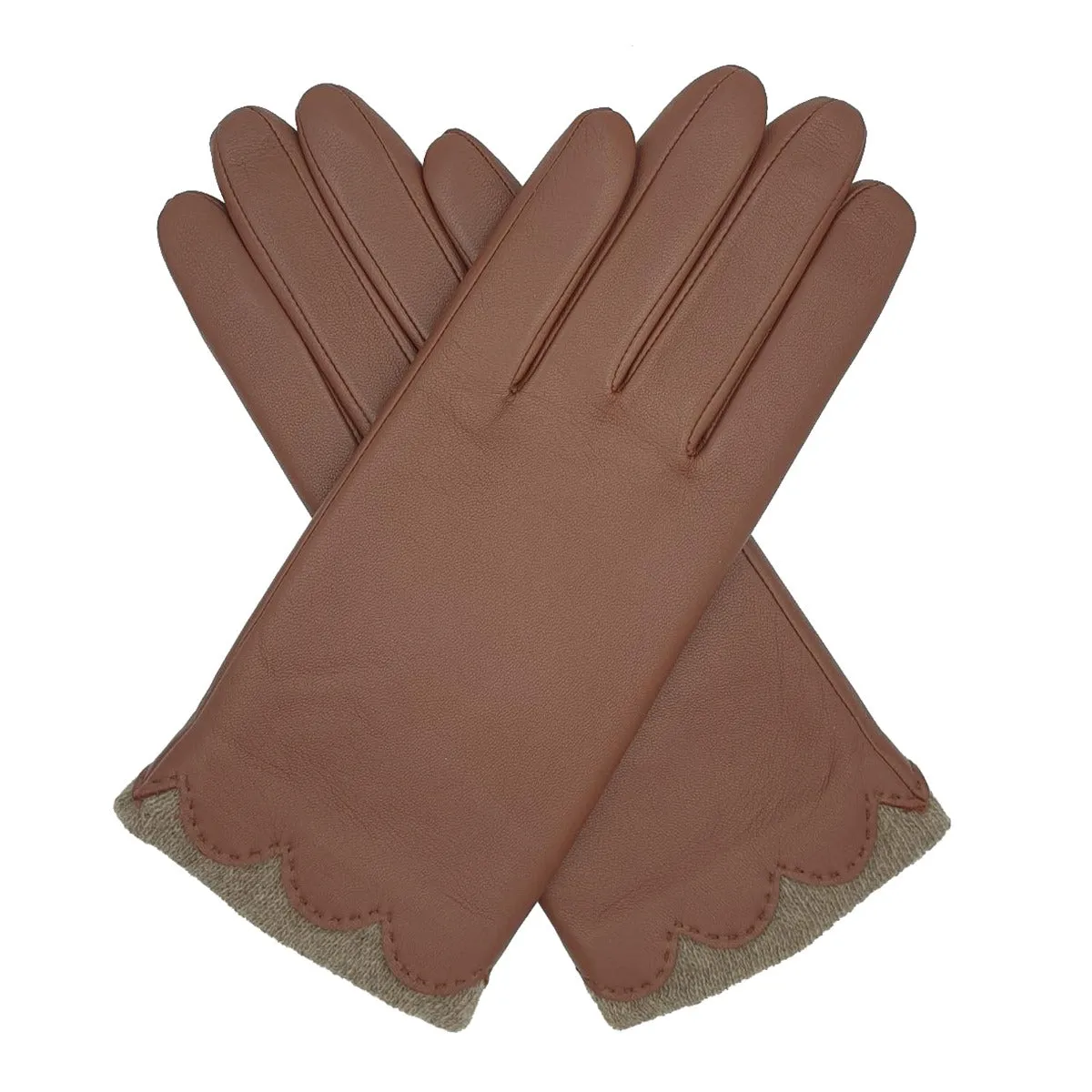 Beatrice - Women's Touch Screen Leather Gloves