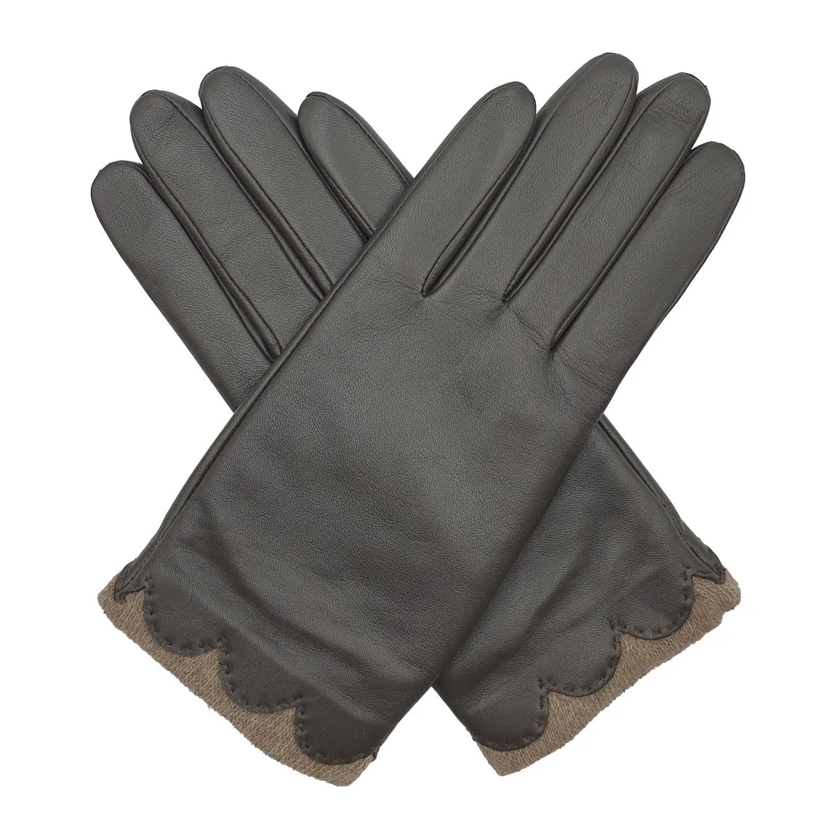 Beatrice - Women's Touch Screen Leather Gloves
