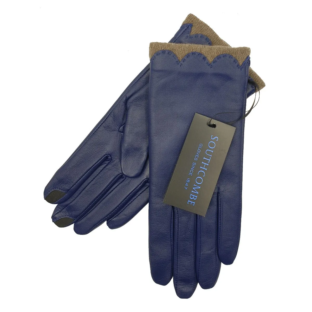 Beatrice - Women's Touch Screen Leather Gloves