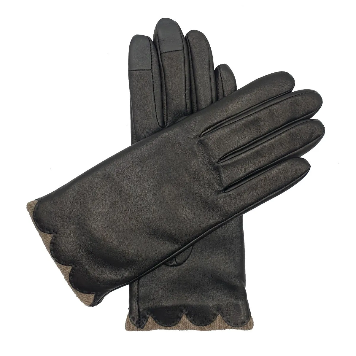 Beatrice - Women's Touch Screen Leather Gloves
