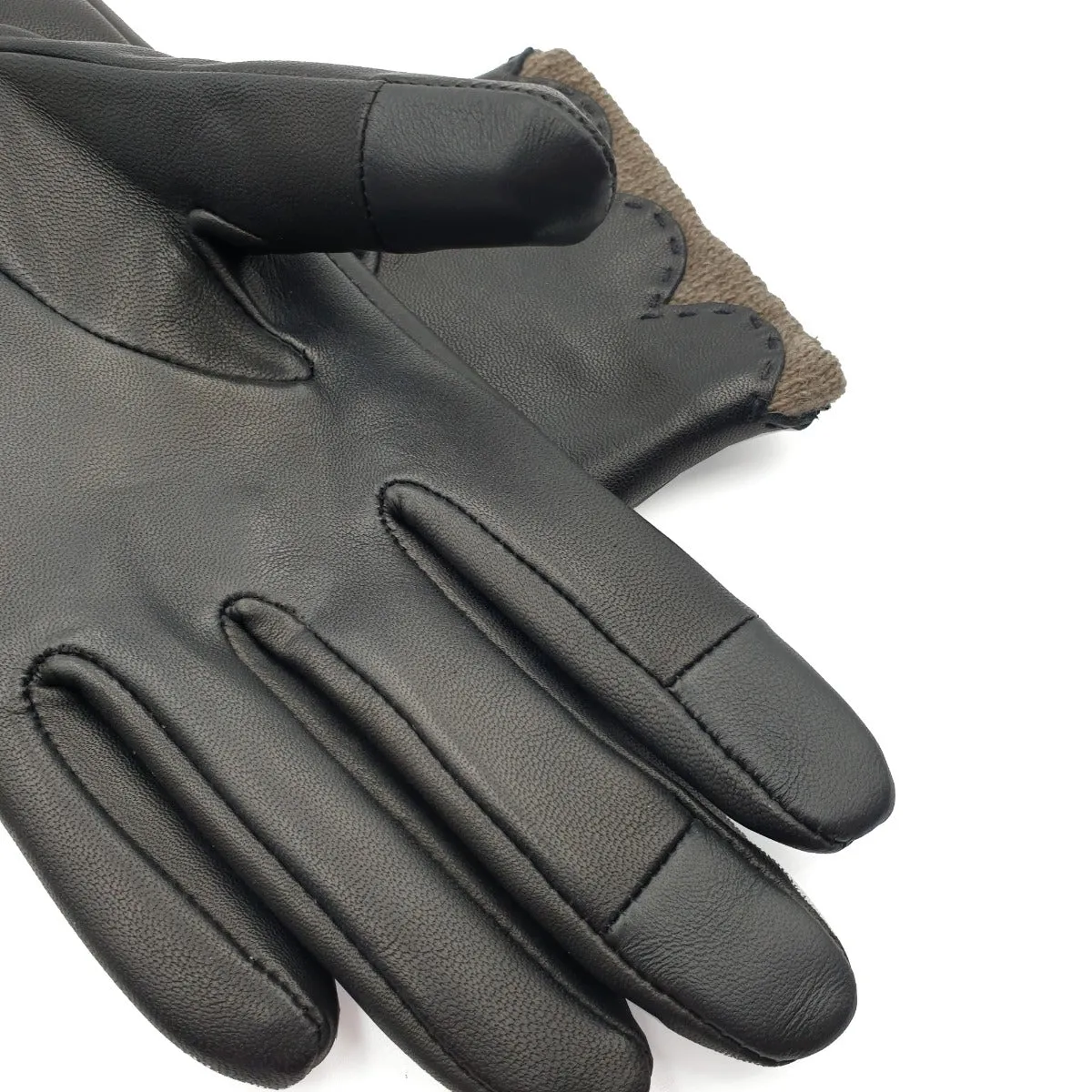 Beatrice - Women's Touch Screen Leather Gloves