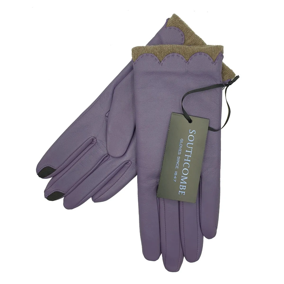 Beatrice - Women's Touch Screen Leather Gloves