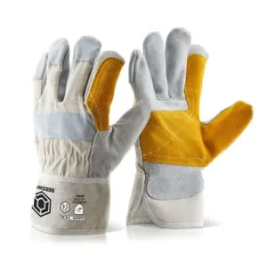 Beeswift Double Palm Heavy Duty Rigger Glove (Pack Of 60) - Candpp