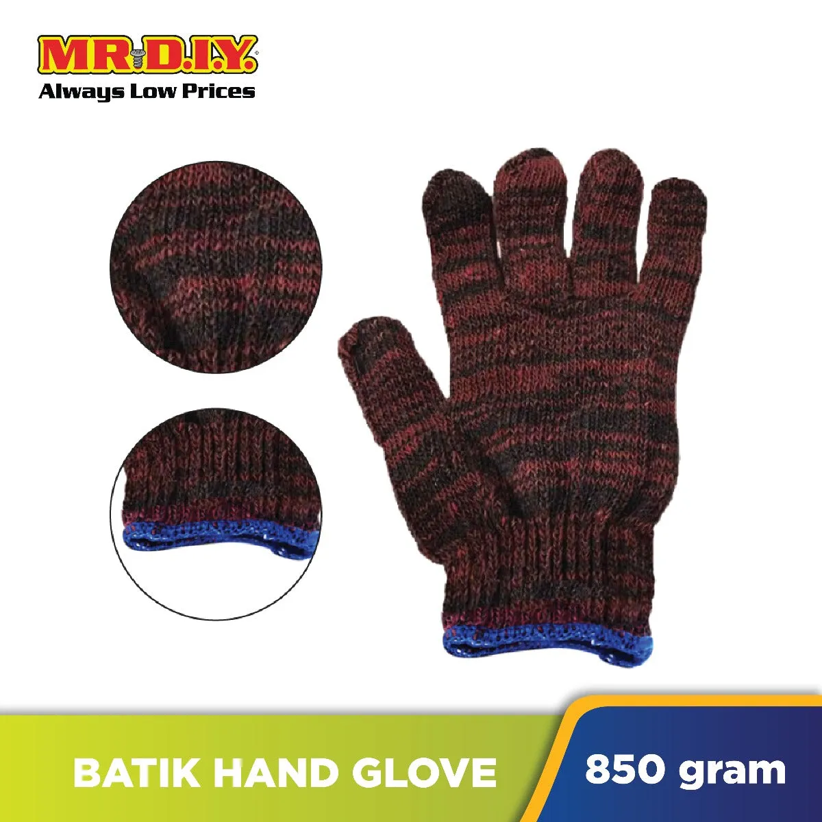 [BEST SELLER] (MR.DIY) Heavy Duty Batik Protective Hand Gloves (12 Pairs)
