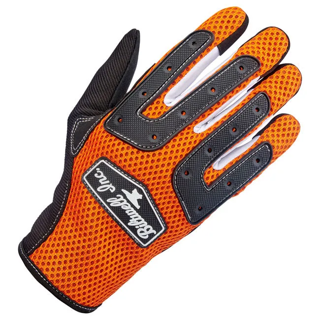 BILTWELL ANZA GLOVES BLACK OUT - ORANGE/BLACK