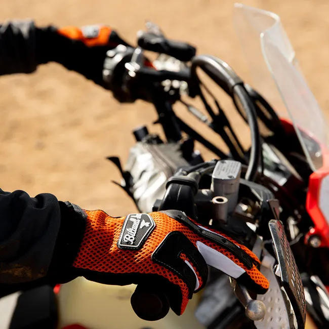 BILTWELL ANZA GLOVES BLACK OUT - ORANGE/BLACK