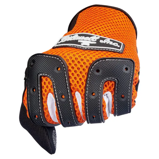 BILTWELL ANZA GLOVES BLACK OUT - ORANGE/BLACK
