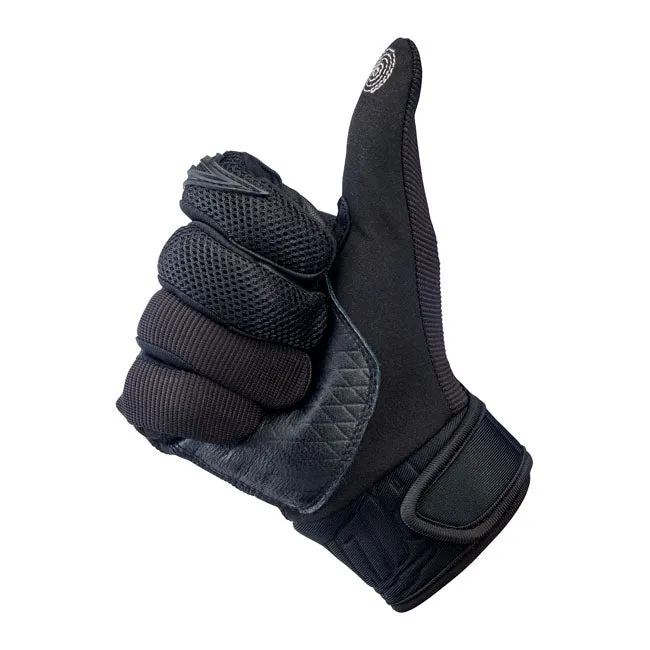 BILTWELL BAJA GLOVES BLACK OUT