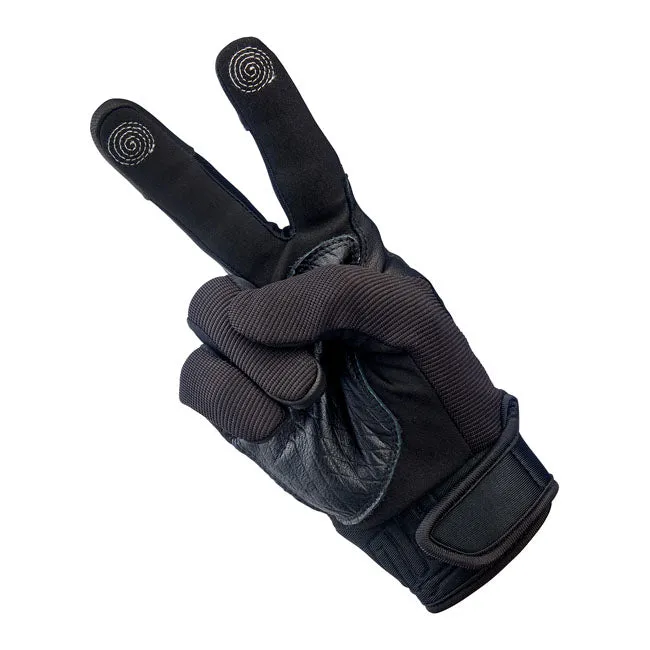 BILTWELL BAJA GLOVES BLACK OUT