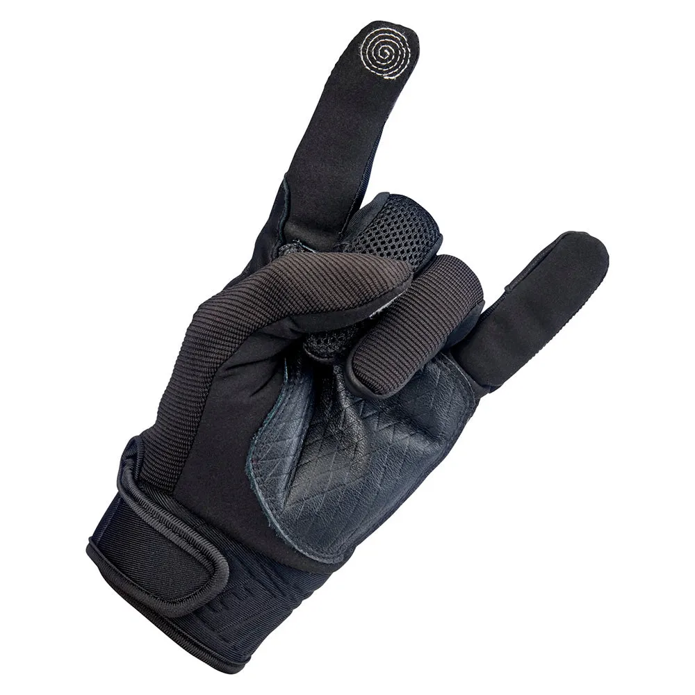 BILTWELL BAJA TEXTILE GLOVE [BLACK]
