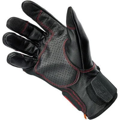 Biltwell Borrego Gloves ~ 3301-3933; Redline, Size XL (RL5XL)