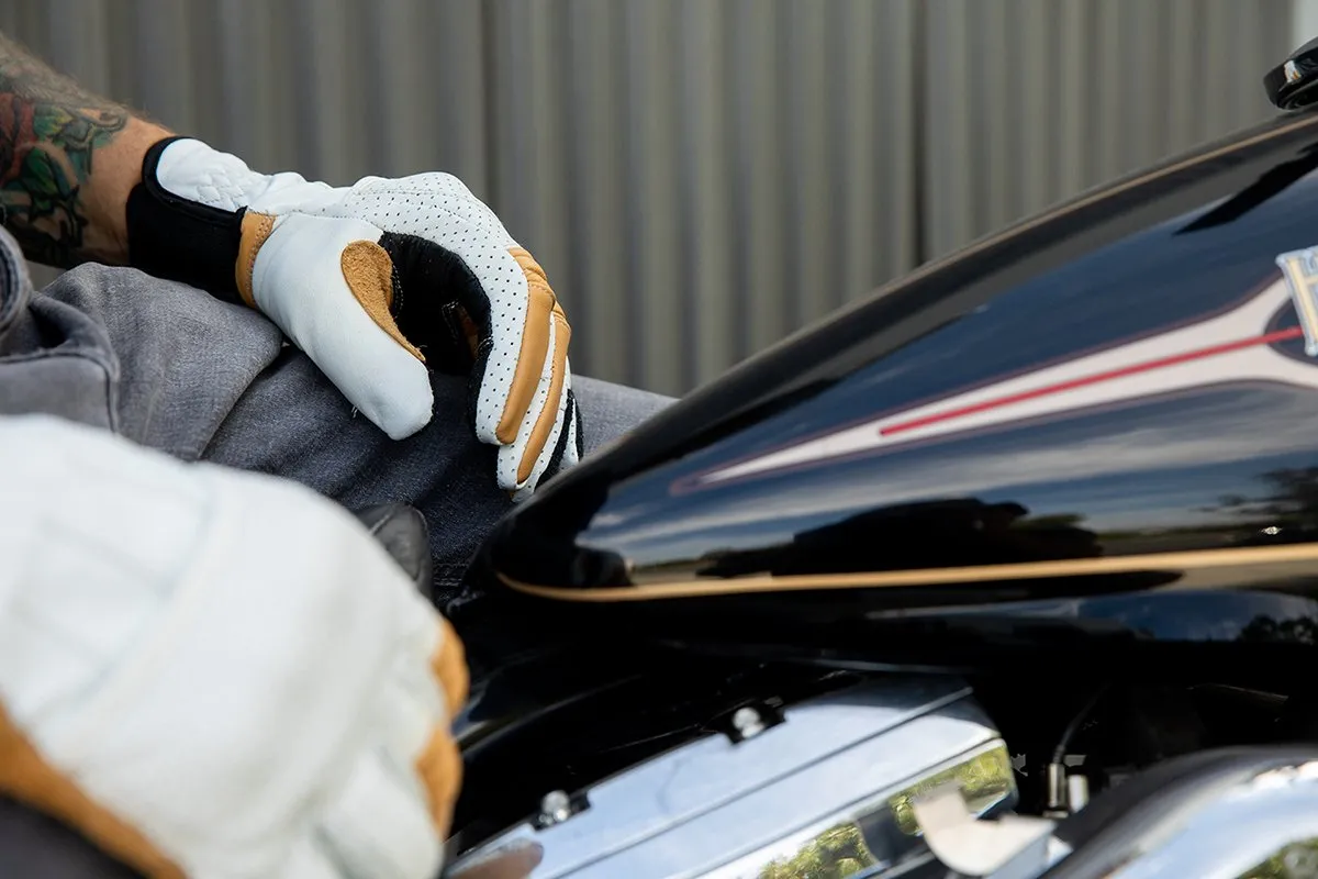 BILTWELL Borrego Gloves - Cement