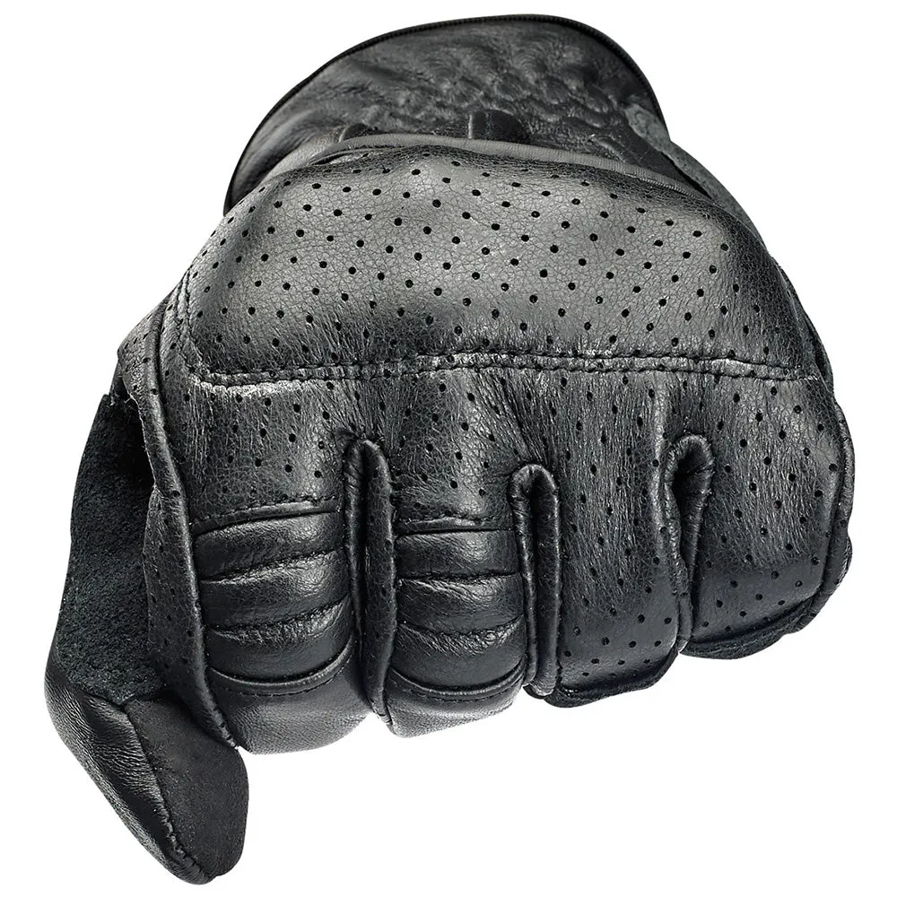 BILTWELL BORREGO LEATHER GLOVE [BLACK]