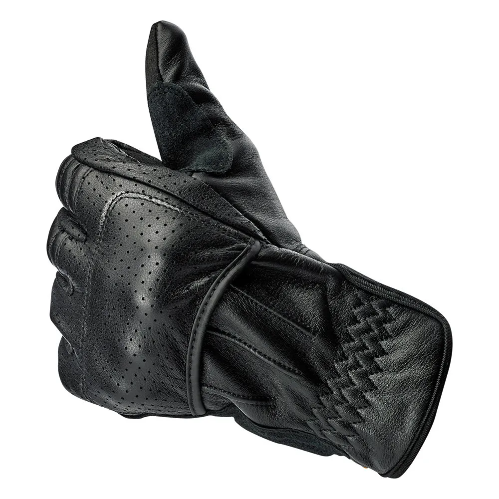 BILTWELL BORREGO LEATHER GLOVE [BLACK]
