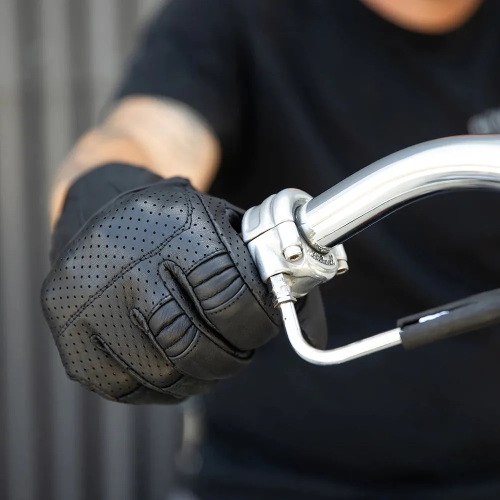 BILTWELL BORREGO LEATHER GLOVE [BLACK]