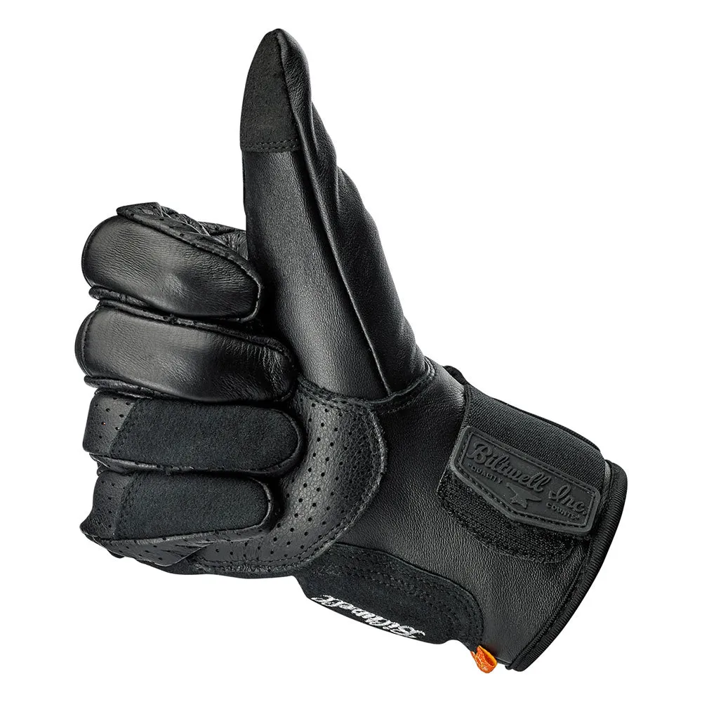 BILTWELL BORREGO LEATHER GLOVE [BLACK]