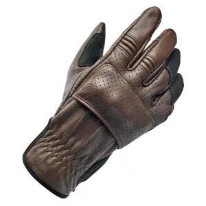 BILTWELL BORREGO LEATHER GLOVE [CHOCOLATE]