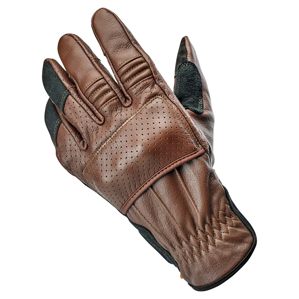BILTWELL BORREGO LEATHER GLOVE [CHOCOLATE]