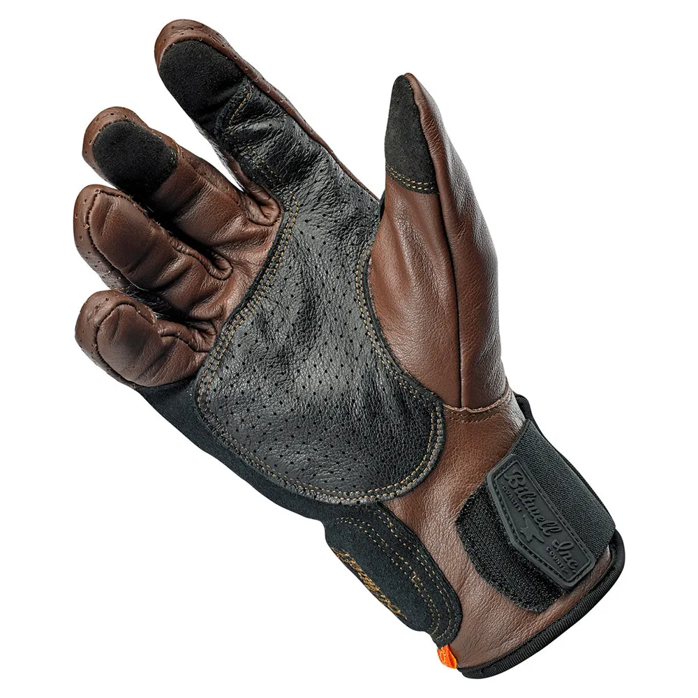 BILTWELL BORREGO LEATHER GLOVE [CHOCOLATE]