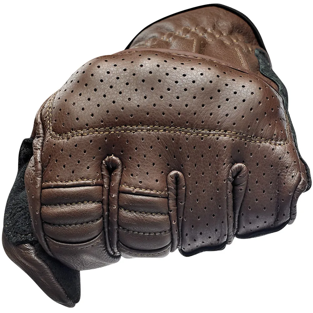BILTWELL BORREGO LEATHER GLOVE [CHOCOLATE]