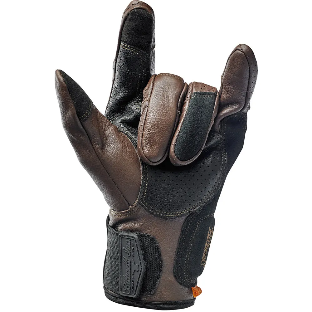 BILTWELL BORREGO LEATHER GLOVE [CHOCOLATE]