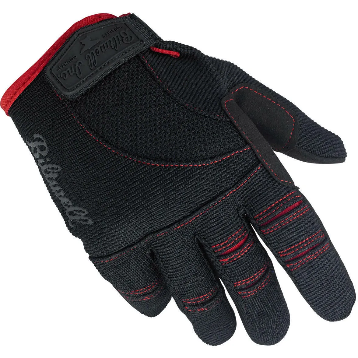Biltwell - Moto Gloves - Black & Red