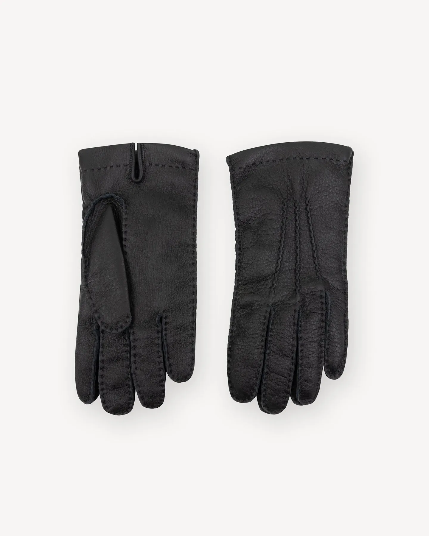 Black Deerskin Gloves